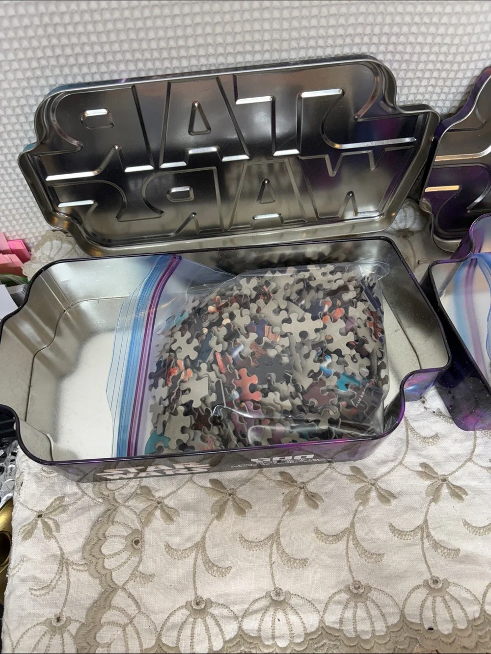 Star Wars 500 piece puzzle tins (2)
